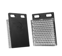SMASOLO 2 Pezzi Pannello Riflettente Retroreflective Quadrato Riflettore Retroreflective Sostitutivo Compatibile con Sensori Fotoelettrici Resistenza Atmosferica per e Sicurezza Notturna