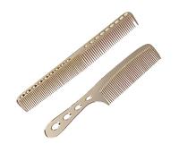 SMASOLO 2 Pezzi Pettine di stampaggio in acciaio inossidabile taglio pettine da parrucchiere pettini uomo per per donna a forchetta