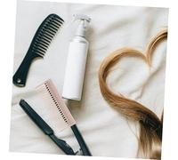 SMASOLO 2 Pezzi Pettine in Carbonio Resistente al per Piastra Accessorio Ergonomico per Controllo Nodi e Styling Liscio