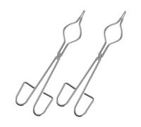 SMASOLO 2 Pezzi Pinze per Acciaio Inossidabile da Resistente Calore e Ergonomiche per Laboratori per Lavorazioni