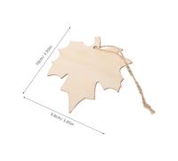 SMASOLO 200 Pezzi Fall Maple Leaf Wood Cutouts Unfinished Natural Wood Ornaments For DIY Painting Lightweight Hanging Decorations For Thanksgiving Party And Seasonal Home Decor