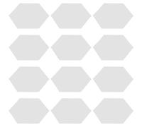 SMASOLO 200 Pezzi Modello Esagonale per Trapuntatura in Carta 40mm Bordi Lisci, Set Stencil Patchwork per Cucito Creativo e Quilting Fai da Te