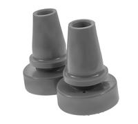 SMASOLO 2pezzi Punte Gomma Antiscivolo Per Bastoni Trekking e Stampelle Con Protezione Punta Accessori Alpenstock Grigio Compatibili Con Bastoni Anziani e Ortopedici