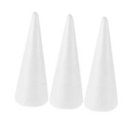 SMASOLO 3 Pezzi Cono Schiuma Coni per l'artigianato mestiere Nozze a Forma Giocare Arte Coni d'albero Decorazione Artigianale a Cono