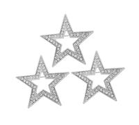SMASOLO 3 Pezzi Spilla per Donna Forma Stella con Strass da Eleganti per Abbigliamento Accessori Versatili per Speciali