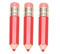 SMASOLO 3 pezzi Tubetti Vuoti per Lucidalabbra Matita Contenitori Compatti per Colore Labbra DIY Bottiglie Riutilizzabili Rosse Antiperdita per Viaggi e Quotidiano