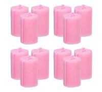 SMASOLO 30 Pezzi Mini Bigodini Spugna per Capelli Rosa Rulli Morbidi senza Calore per Capelli Corti e Lunghi Strumenti Styling DIY per Onde Naturali e Ricci Notte