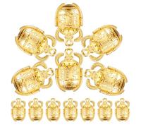 SMASOLO 35 Pezzi 35 Pezzi Ciondoli Artigianali Egiziani Dorati, Accessori per Braccialetti e Collane Vintage Cristallo, Pendenti per Gioielli Fai da Te, Simbolo di Protezione e Rinascita