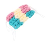 SMASOLO 3pezzi Strisce Da Bagno Doppia Faccia in Morbido Colori Per Esfoliazione Profonda e Pulizia Salvare Ed Energia Per Adulti