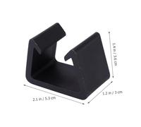 SMASOLO 4 Pezzi Clip per Mobili in Rattan Nero Fermasedia Resistenti per Salottino Ufficio e Casa Clip Fissaggio Creativa per e Sedie