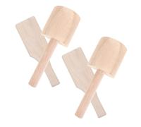 SMASOLO 4 Pezzi Paddles in Legno per Modellazione Argilla Strumenti Resilienti per Scultura Ceramica e Creazioni Artistiche Compatta e Portatile per Principianti e Professionisti