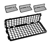 SMASOLO 4 Pezzi Plastic Shelf Separator Guardrail Flexible Retail Shelf Rails For Fresh Food Display Supermarket Fruit Vegetable Sorting Divider Easy To Clean And Adjustable