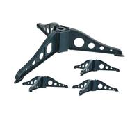 SMASOLO 4 Pezzi Supporto Base Stabile Verde in ABS Montaggio Facile per Artificiali Accessori Albero Natale Resistente Design e