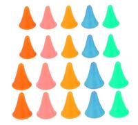 SMASOLO 40pezzi Proteggi Punte per Ferri da Maglia in Nylon Colorati Mix Tappi per Ago Maglia Morbidi e Flessibili Stopper per Ferri Grossi e Sottili Accessori Professionali per Maglieria
