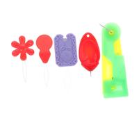 SMASOLO 5 Pezzi Infila Aghi Cucito Manuale Strumenti Leggeri e Resistenti per Filo con Piccolo Design Ergonomico e Colorazione Casual Adatti per Appassionati di Cucito e Colore Casuale