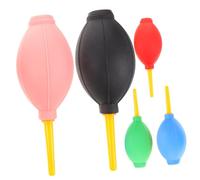 SMASOLO 5 pezzi Soffiatore per Colla Ciglia Finte Soffiatore Aria Manuale in Gomma Senza Odore Asciuga Ciglia Estensioni Rapido con Volume d Aria Strumento Leggero e Durevole per Pulizia