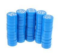 SMASOLO 50 pezzi Calamite Numeri Magnetici Colorati per Frigorifero Adesivi Decorativi per Lavagna con Calamite e Superfici Metalliche Facili da Usare e Resistenti Accessori Creativi per