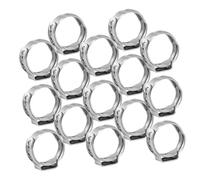 SMASOLO 50 Pezzi Di Raccordi Di Collegamento In Inossidabile Morsetti Di Serraggio In Inossidabile Morsetti Di Raccordo Cinch Cinch Anelli Per