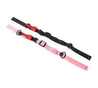 SMASOLO 6 Pezzi Sottogola Casco Regolabile Y-shape in Nylon e Metallo per Caschi da Lavoro e Sicurezza Cinturini Protettivi Antiscivolo in Rosa e Nero