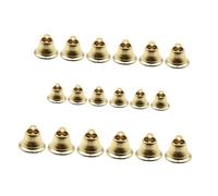 SMASOLO 60 Pezzi Campanelli Natalizi Dorati Addobbi da Te Campane per Decorazioni Albero e Festa