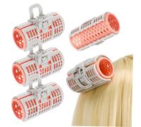 SMASOLO 6Pcs Arricciacapelli Fermaglio a Molla Frangia Moda Fai da Te Rulli Magnetici Sicuri per Uso Domestico