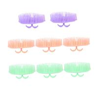 SMASOLO 8pezzi Per Capelluto Massaggiante Design Ergonomico Per Shampoo e Pulizia Quotidiana Facile Usare e Mantenere