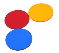 SMASOLO 9 pezzi Filtri Colorati Trasparenti per Illuminazione Pellicole Ottiche Educative in Plastica ad Alta Trasmissione Board Fisici per Esperimenti Scolastici e Colore Colore Casuale
