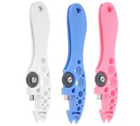 SMASOLO Apribottiglie per Fiale Multifunzionale 3 Pezzi Mola da Taglio, Accessorio Infermieristico in Plastica Durevole, Apri-ampolla per Uso Ospedaliero e Apertura Bottiglie, Colori