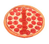 SMASOLO Astuccio Portapenne Arrotolabile Pizza in Tela, Borsa Porta Matite e Pennarelli Ampio Spazio, Custodia Rotolo per Scuola e Ufficio, Regalo Pratico per Studenti e Artisti