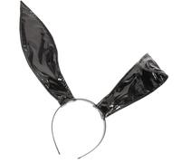 SMASOLO Cerchietto con Orecchie da Coniglio in Pelle Fascia per Morbida e Adattabile per Feste Cosplay Halloween ed Easter Party Accessorio Costume Bunny Ears
