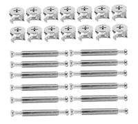 SMASOLO Connettore Doppia Testa Regolabile Per Mobili, Bulloni Di Bloccaggio a Camma Per Armadi e Cassettiere, Accessori Hardware Per Assemblaggio Mobili