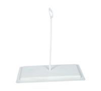 SMASOLO Copri Tavoletta WC per Water Turco in Plastica Bianca Anti-Odore e Pannello Spesso e Resistente con Superficie Liscia per Bagno Igienico e Pratico Uso Quotidiano