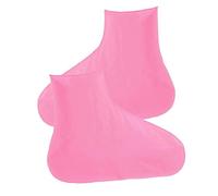 SMASOLO Copriscarpe in Lattice Copertina Impermeabile per Scarpe Copriscarpe Antipioggia Guardie per Scarpe Piedi COPERSI PIORO Stivaletti USA e Getta Rosa