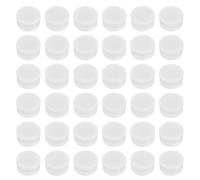 SMASOLO Cuscinetti Rotanti per Nail Art 3D in Plastica Bianca 40 Pezzi Albero Rotante Resistente 12X13/7Mm Accessori Fai da Te per Decorazioni Unghie e Creazioni Gioielli