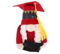SMASOLO Doctor Del Cappello Del Dottore Figlia Laureata Peluche Di Laurea Giocattoli Di Laurea Giocattolo Della Ragazza Animal Di Peluche Mini Di Laurea Tessuto Rosso