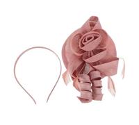 SMASOLO Fascinator Spirale per Sposa e Damigelle Garza Lino Accessorio Unico per Matrimoni Feste e Speciali Aggiunge Stile e Raffinatezza Qualsiasi Acconciatura
