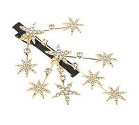 SMASOLO Fermaglio Per Chioma Strass e Cristalli, Accessori Per Chioma Donna, Design a Rami Dorati, Per Matrimonio e Banchetti, Forcina Decorativa Elegante