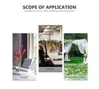 SMASOLO Fiore di Strelitzia Artificiale Arancione Pianta Finta Paradiso in Plastica Brillante Decorazione per Casa Giardino Matrimonio e Ufficio