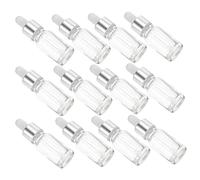 SMASOLO Flaconi Contagocce in Vetro 12 Pezzi 5ml Resistenti di Perdite Tappo Ermetico Bottiglie Vuote Portatili per Oli Essenziali Viaggi e Uso Domestico