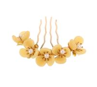 SMASOLO Floral Jade Hair Comb For Women Clip Laterale Liscia e per Matrimonio e Accessori Raffinati Stile
