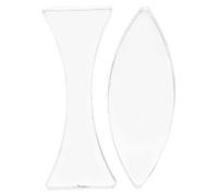 SMASOLO Kit di Lenti Ottiche Fisiche Concave e Convesse 2 Pezzi Trasparenti 6 CM per Attività Didattiche di Fisica e Laboratorio Scolastico