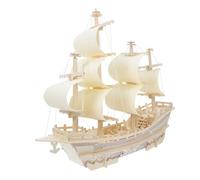 SMASOLO Kit Nave in da Te Puzzle Veliero per Decorazione Materiale Resistente con Finitura Naturale per Appassionati e Principianti