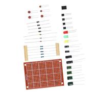 SMASOLO Kit Per Saldatura Per Scheda Di Allenamento Per Abilità Di Saldatura Da Te Kit Di Materiali Per Formazione Accessori Per Principianti