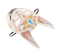 SMASOLO Maschera Giapponese Demonio Bianco per Cosplay Halloween e Carnevale Design Ispirato Personaggio di Gioco Materiale Resistente e Confortevole per Feste in Maschera e Eventi Cosplay