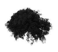 SMASOLO Mohawk Afro Corto Riccio Sintetico per Donne Nere Morbida con Frangia Regolabile per Cosplay e Quotidiano