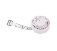 SMASOLO Nastro Misurazione Corpo Rotondo Retrattile per Fitness Calcolatore Bmi Misura Vita Braccia Cosce per Monitoraggio Peso e Grasso Corporeo