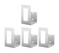 SMASOLO Organizer per Coperchi di Pentole e Taglieri da Parete in Acciaio Inossidabile Portacoperchi Cucina Leggero e Resistente Set 4 Pezzi per Ottimizzare lo Spazio e Organizzare la