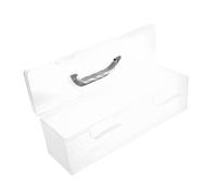 SMASOLO Organizer Trasparente Per Pennelli Con Manico Contenitore Durevole e Spazioso Per Acquerelli e Strumenti Artistici Facile Da Pulire e Trasportare Scatola Multiuso Per Piccoli