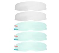 SMASOLO Pellicola Antiappannamento per Visiera Casco Veicolo 5 Pezzi, Pellicola Protettiva Antipioggia Adesivo, Compatibile con Caschi per Veicoli a Due Ruote per Visione Chiara e Sicura