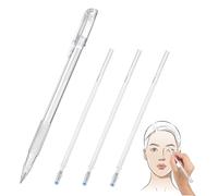 SMASOLO Penna Per Tatuaggi Sopracciglia Multifunzionale 1 Mm Con 3 Ricariche, Set Professionale Per Trucco Occhi e Marcatura Tatuaggi, Strumento Per Estetisti e Chirurghi in Salone Di Bellezza